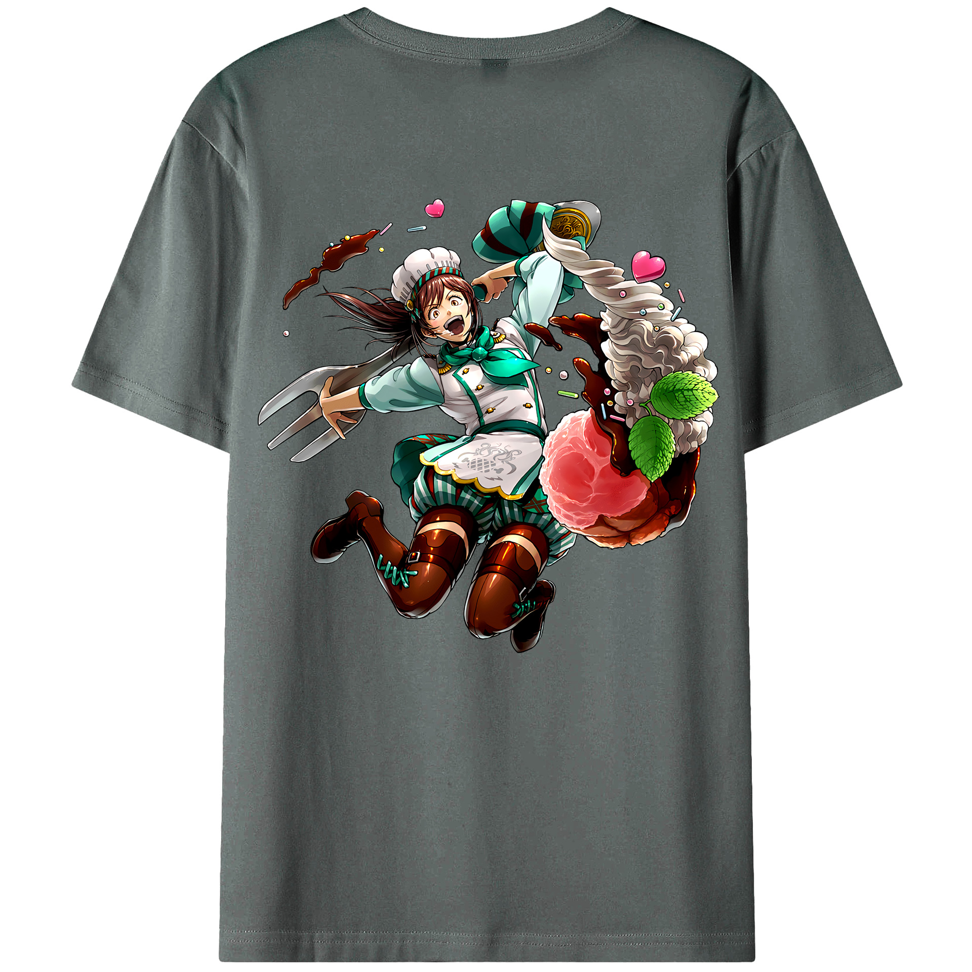 （画像用） 進撃の巨人 サシャ·ブラウス Attack on Titan Sasha Blaus 綿100％半袖Tシャツ（背面プリント）